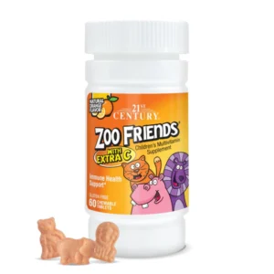 21st Century Zoo Friends Chewable Multivitamin with Extra C