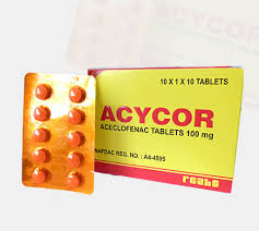 Acycor 100mg (Aceclofenac)
